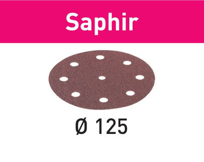 Picture of Abrasive sheet Saphir STF D125/8 P80 SA/25